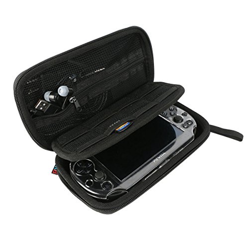 khanka Khanka Hard Travel Case for Sony PS Vita 1000 PSVita Slim PSV 2000 PSP PlayStation 3000 Video Console Protection and Storage - View 2 of 6