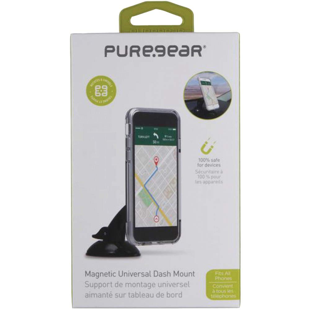 PureGear Magnetic Suction Cup Car Mount for Secure and Convenient Smartphone Navigation in Your Vehicle - View 2 of 2