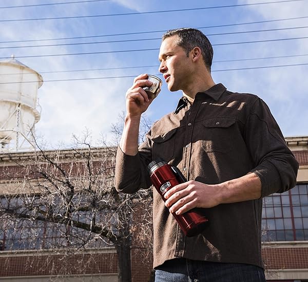 THERMOS THERMOS Stainless King 40oz Vacuum-Insulated Bottle - Matte Stainless Steel for Hot & Cold Drinks - View 9 of 9