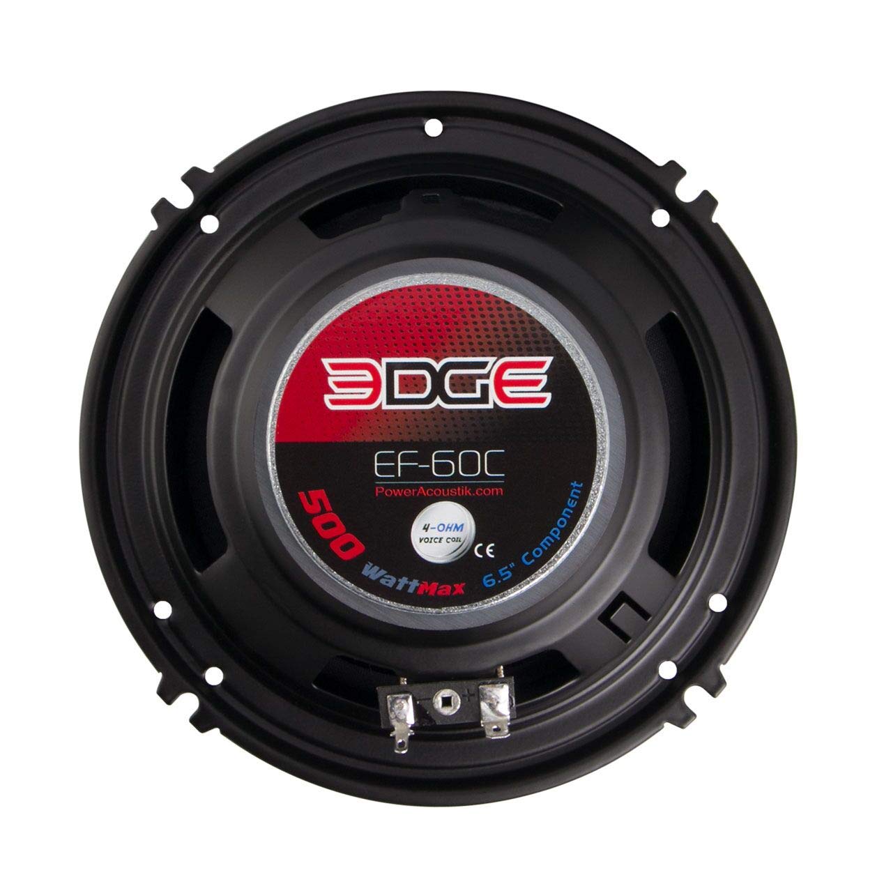 Power Acoustik Power Acoustik EF-60C Edge Series 6.5 Inch 500 Watt 2 Way Component Speaker System Black - View 6 of 7