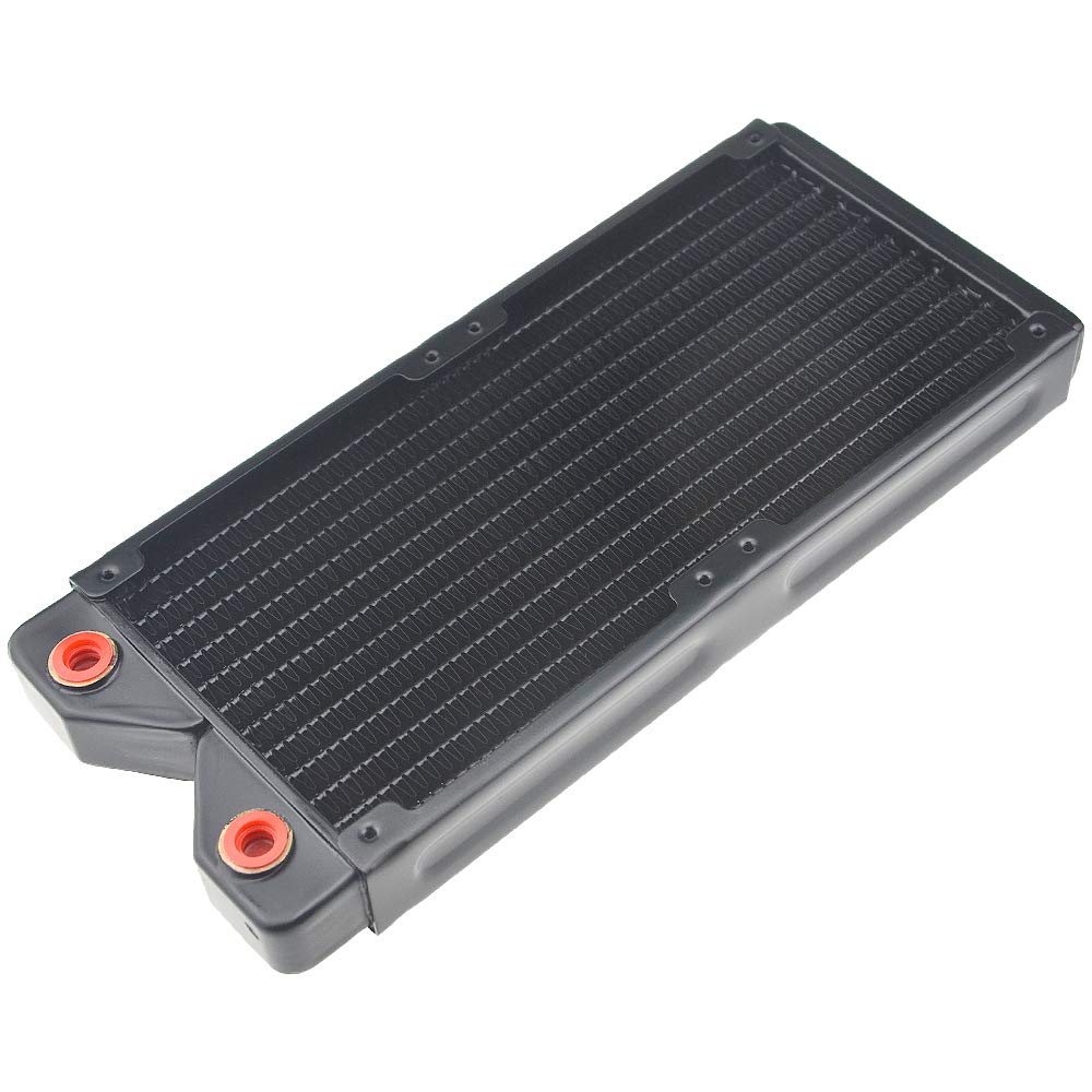 BXQINLENX 240 Pure Copper 12 Pipe Heat Exchanger Radiator for PC CPU CO2 Laser Water Cooling System - View 3 of 7