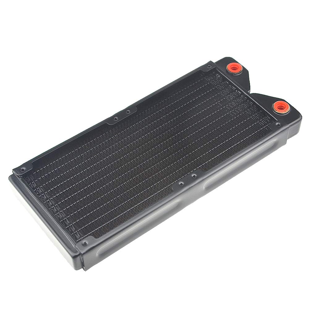 BXQINLENX 240 Pure Copper 12 Pipe Heat Exchanger Radiator for PC CPU CO2 Laser Water Cooling System - View 5 of 7