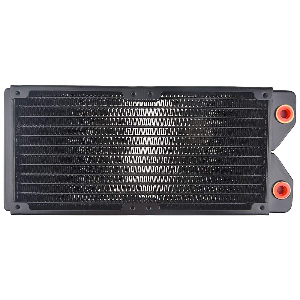 BXQINLENX 240 Pure Copper 12 Pipe Heat Exchanger Radiator for PC CPU CO2 Laser Water Cooling System - View 6 of 7