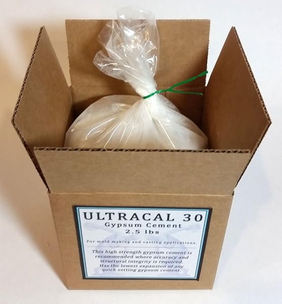 USG Ultracal 30 Gypsum Cement 2.5 lbs - Perfect for Mold Making & Casting with Latex Molds - High Detail Finish! - View 3 of 4