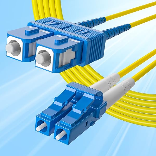 ipolex iPolex 10 Meter OS2 LC-SC Fiber Optic Patch Cable Singlemode Duplex 33 Feet 3 Meter 10ft - View 4 of 8