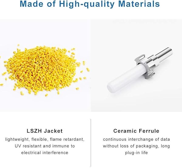 ipolex iPolex 10 Meter OS2 LC-SC Fiber Optic Patch Cable Singlemode Duplex 33 Feet 3 Meter 10ft - View 8 of 8