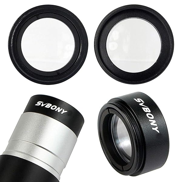 SVBONY SVBONY 0.5X Telescope Focal Reducer 1.25 inches Filter Thread 28x0.6mm on Both Sides Reduces The Focal Length for Telescope Eyepiece Astronomical - View 4 of 9