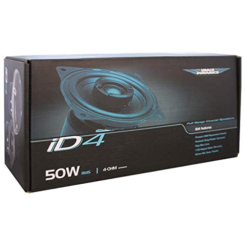 Image Dynamics "Image Dynamics ID4 50W RMS 4" Coaxial Speakers with 20mm Silk Tweeter - High-Quality Sound Pair" - View 4 of 4