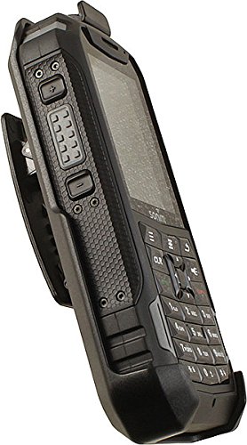 Nakedcellphone Sonim XP5 Holster: Nakedcellphone Black Rotating Belt Clip Case with Kickstand for XP5700 - View 3 of 9