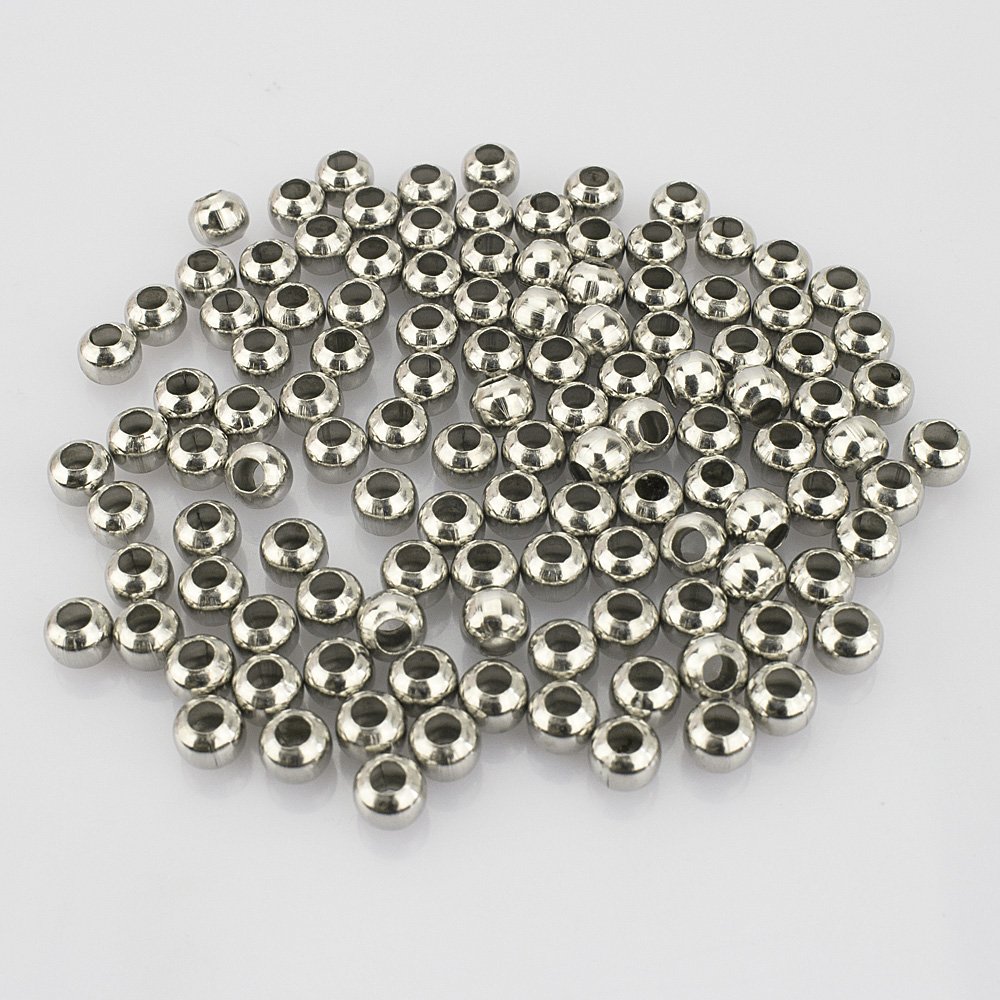 LolliBeads LolliBeads Gold and Silver Plated Smooth Round Metal Beads Mixed Color 6 mm 600 Pcs for Jewelry Making and Craft Projects - View 8 of 9
