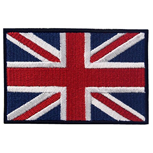 EmbTao EmB Tao Union Jack Embroidered Patch - Iron On England Flag Emblem for UK & Great Britain - View 2 of 2