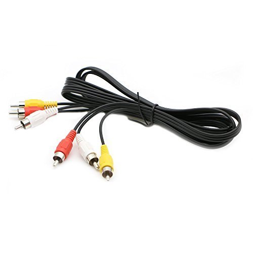 PASOW PASOW 3 RCA Cable Audio Video Composite Male to Male 6 Feet for Television DVD Connection - View 2 of 4