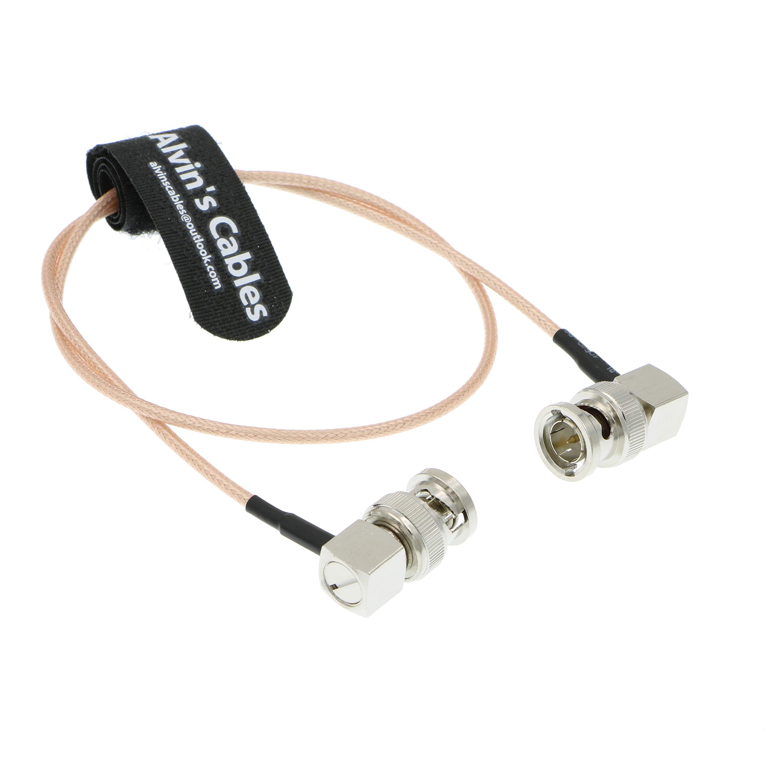 RG179 Coax BNC Right Angle Male to Male Cable for Blackmagic BMCC Video Camera