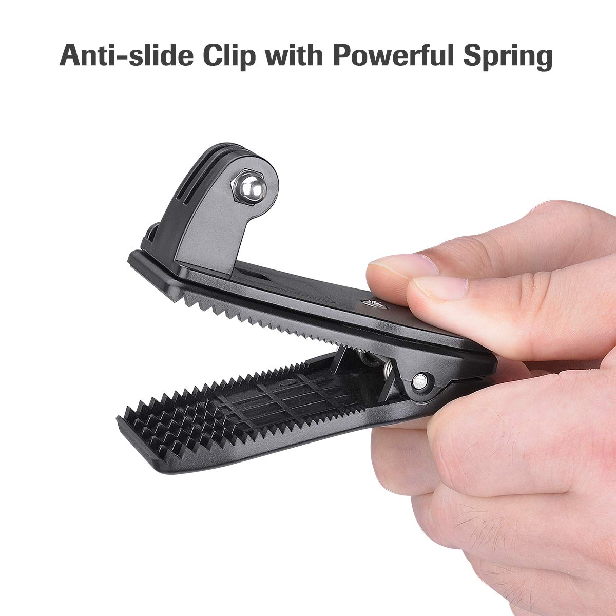 Fantaseal 360 Degree Rotary Action Camera Clamp Mount Compatible with GoPro Hero 7 6 5 4 SJCAM SJ4000 Garmin Virb XE and More - View 5 of 8