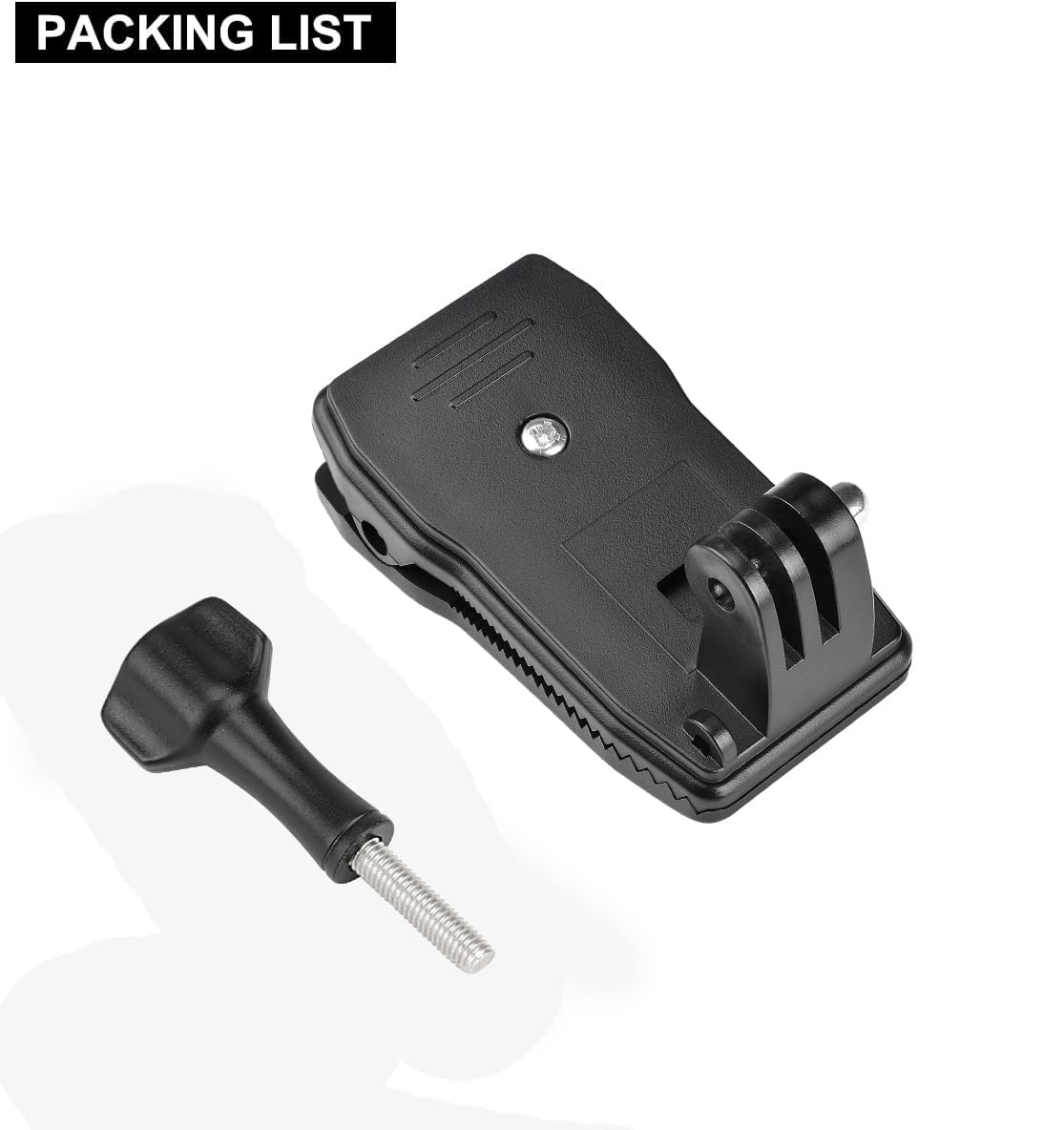 Fantaseal 360 Degree Rotary Action Camera Clamp Mount Compatible with GoPro Hero 7 6 5 4 SJCAM SJ4000 Garmin Virb XE and More - View 7 of 8