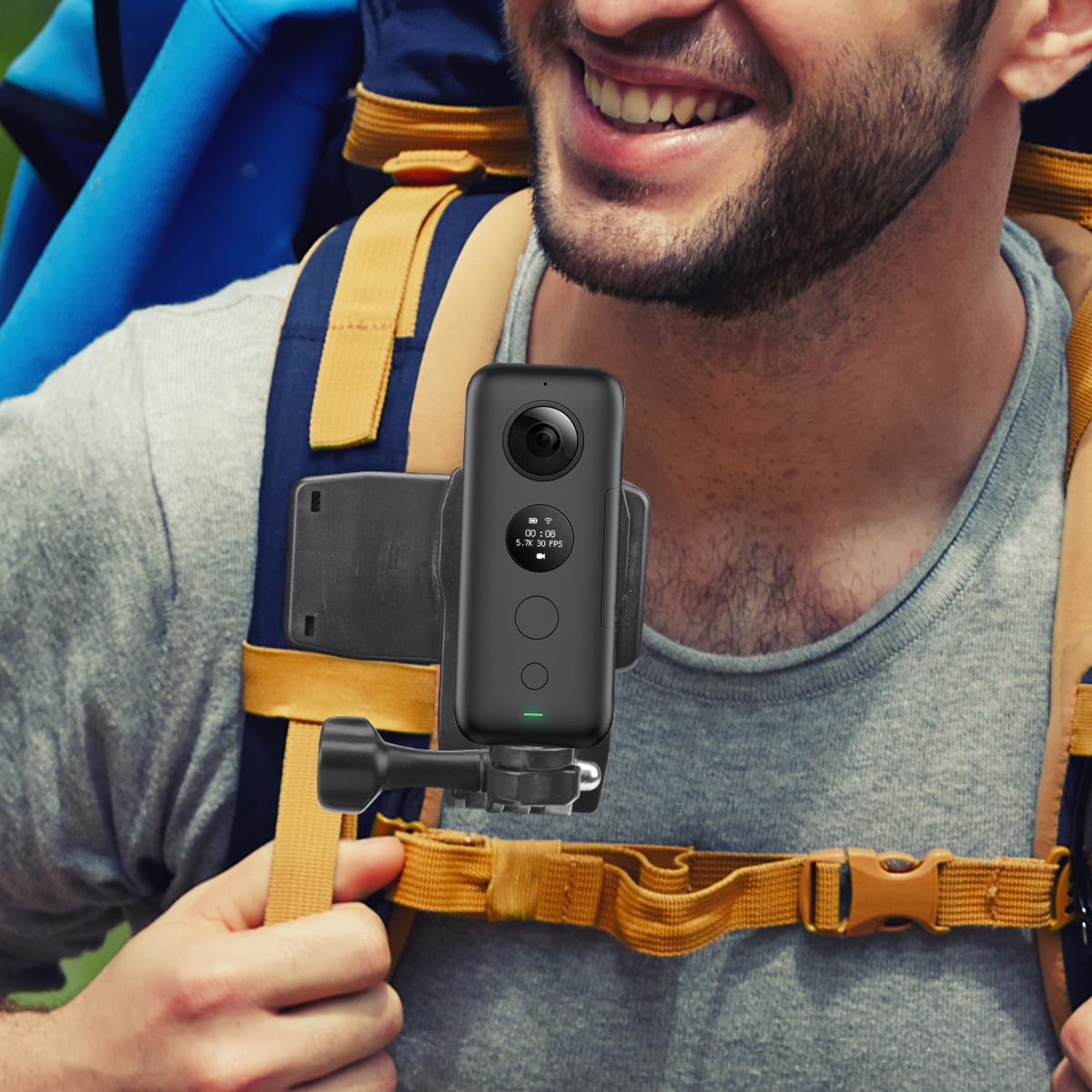 Fantaseal 360 Degree Rotary Action Camera Clamp Mount Compatible with GoPro Hero 7 6 5 4 SJCAM SJ4000 Garmin Virb XE and More - View 8 of 8