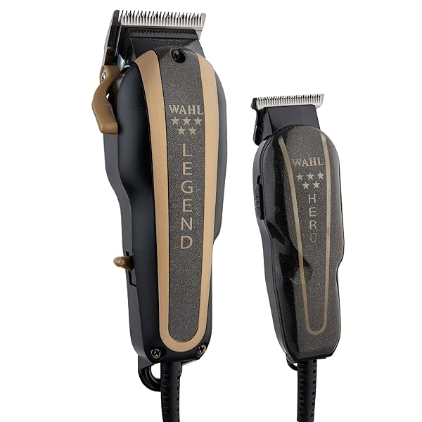 Wahl Professional Wahl Professional Barber Combo: Legend Clipper & Hero Trimmer for Elite Hair Grooming