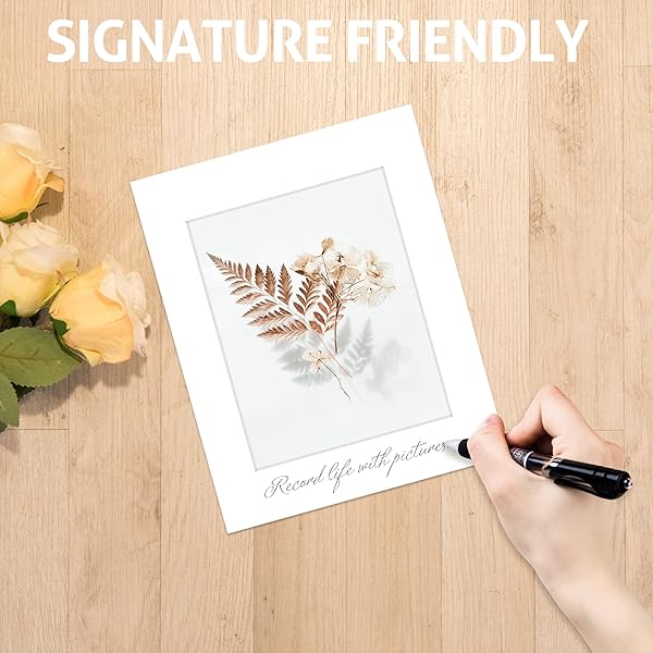 Golden State Art Golden State Art 10-Pack White Pre-Cut 16x20 Picture Mats for 11x14 Photos - Acid-Free, Bevel Cut, Includes Backing Boards & Bags - View 7 of 8