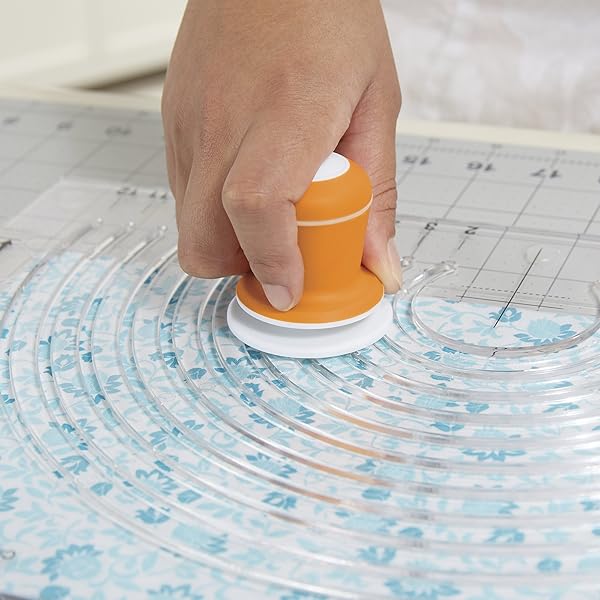Fiskars Fiskars 111310-1004 Fabric Circle Cutter: Precision Cutting Tool for Seamless Crafting - View 7 of 10