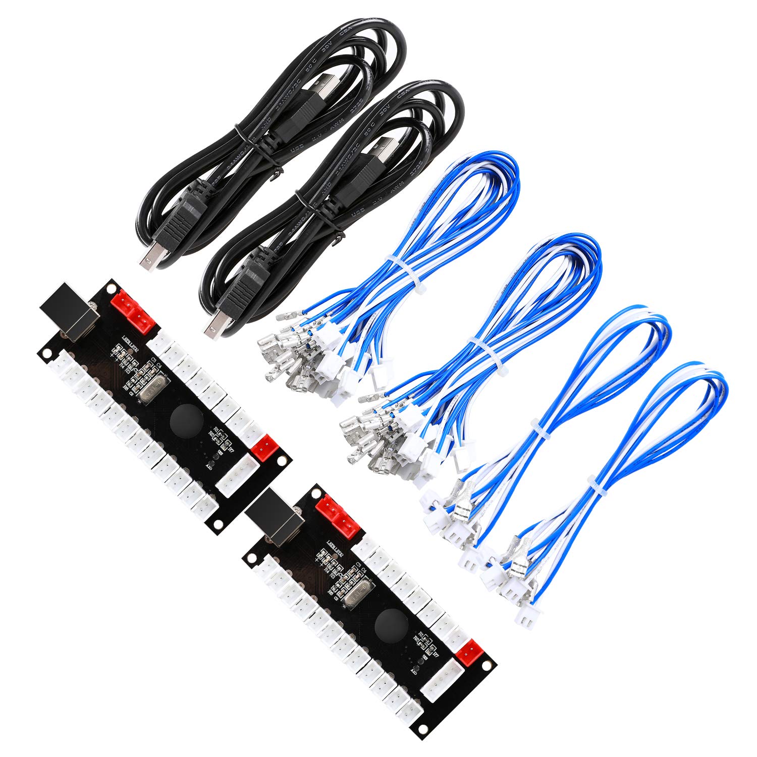 Easyget Easyget 2 Player Zero Delay Game Controller USB Joystick for MAME Raspberry Pi RetroPie DIY Projects