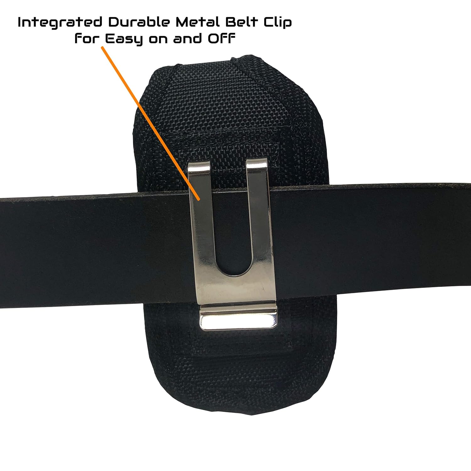 AGOZ Agoz JitterBug Flip Phone Case Heavy Duty Vertical Belt Clip Holster Rugged Cover for JitterBug Flip Flip2 Lively Flip 43x22 - View 3 of 6