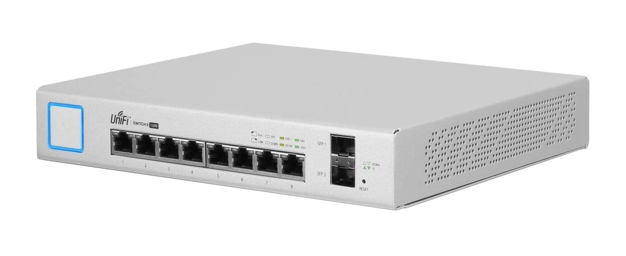 Ubiquiti Networks US-8-150W Managed Gigabit Ethernet Power Over Ethernet Network Switch