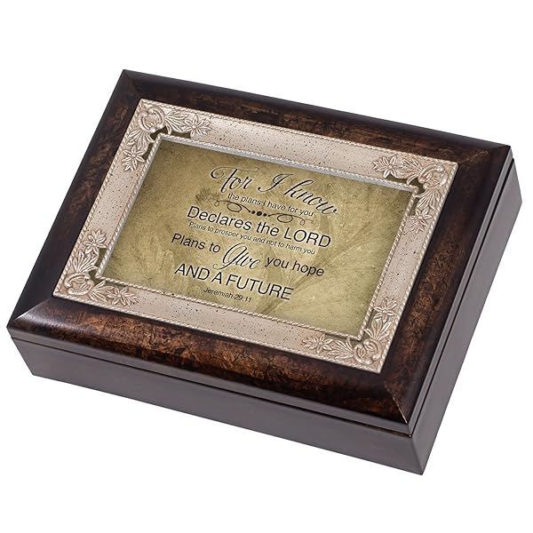 Cottage Garden Cottage Garden Hope and a Future Italian Design Music Box Plays Wind Beneath My Wings Gift for Music Lovers