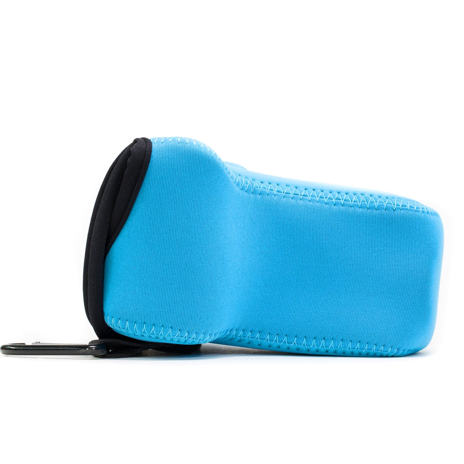 MegaGear MegaGear MG741 Ultra Light Neoprene Camera Case for Panasonic Lumix DMC-GX85 DMC-GX80 14-140mm in Blue PU Leather - View 3 of 9