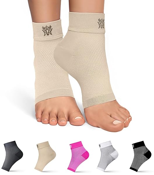 Bitly Buy Bitly Plantar Fasciitis Compression Socks for Men & Women - Nude Foot & Ankle Support Sleeve
