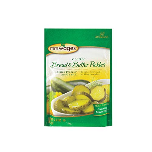 Mrs. Wages Mrs. Wages Bread and Butter Pickle Mix 5.3 oz - Easy Pickling Recipe & Tips