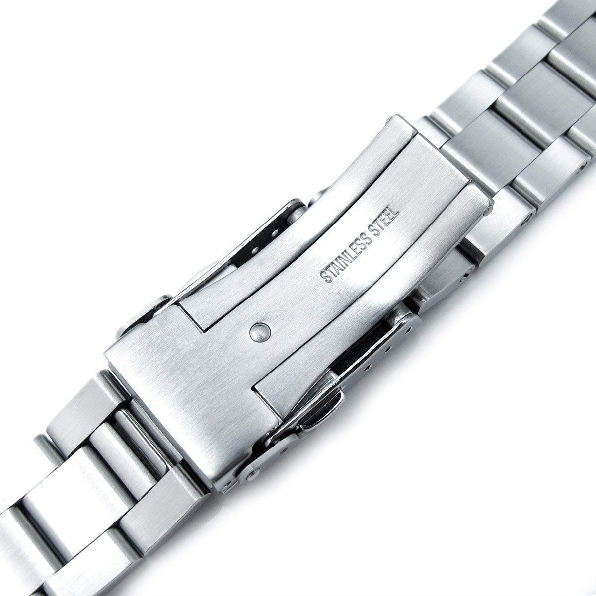 22mm Super-O Boyer 316L Stainless Steel Watch Band for SEIKO SKX007 Brushed and Polished Finish - View 5 of 5