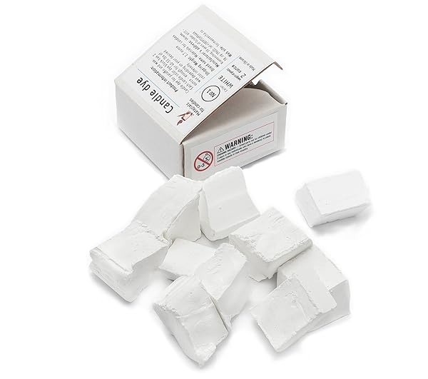 Candle Shop White Candle Dye Chips for 45 lb Wax - Perfect for DIY Candle Making