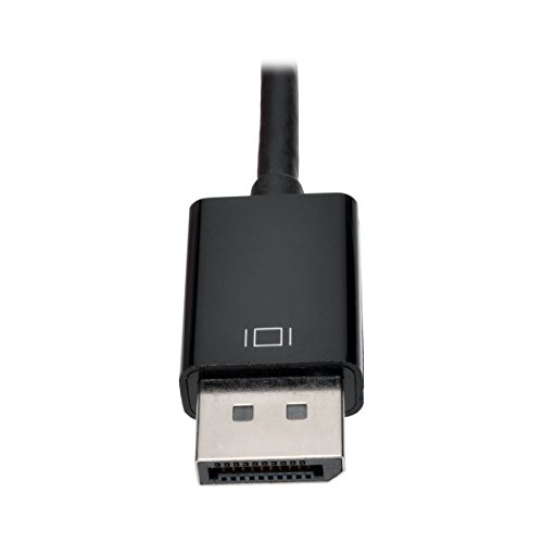 TRIPP LITE Tripp Lite DisplayPort 1.2 to VGA/HDMI Converter Adapter - 4K@30Hz, 6in, Black | P136-06N-HV-V2 - View 4 of 4