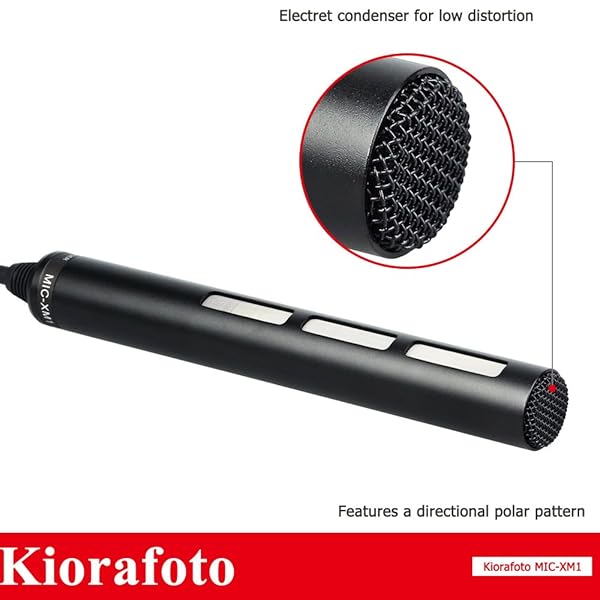 Kiorafoto Upgrade Your Sony Camcorder: Kiorafoto Microphone for HXR-NX30, HXR-NX70 & More - Replaces ECM-XM1 - View 4 of 7