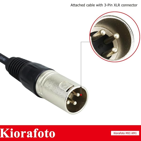 Kiorafoto Upgrade Your Sony Camcorder: Kiorafoto Microphone for HXR-NX30, HXR-NX70 & More - Replaces ECM-XM1 - View 5 of 7
