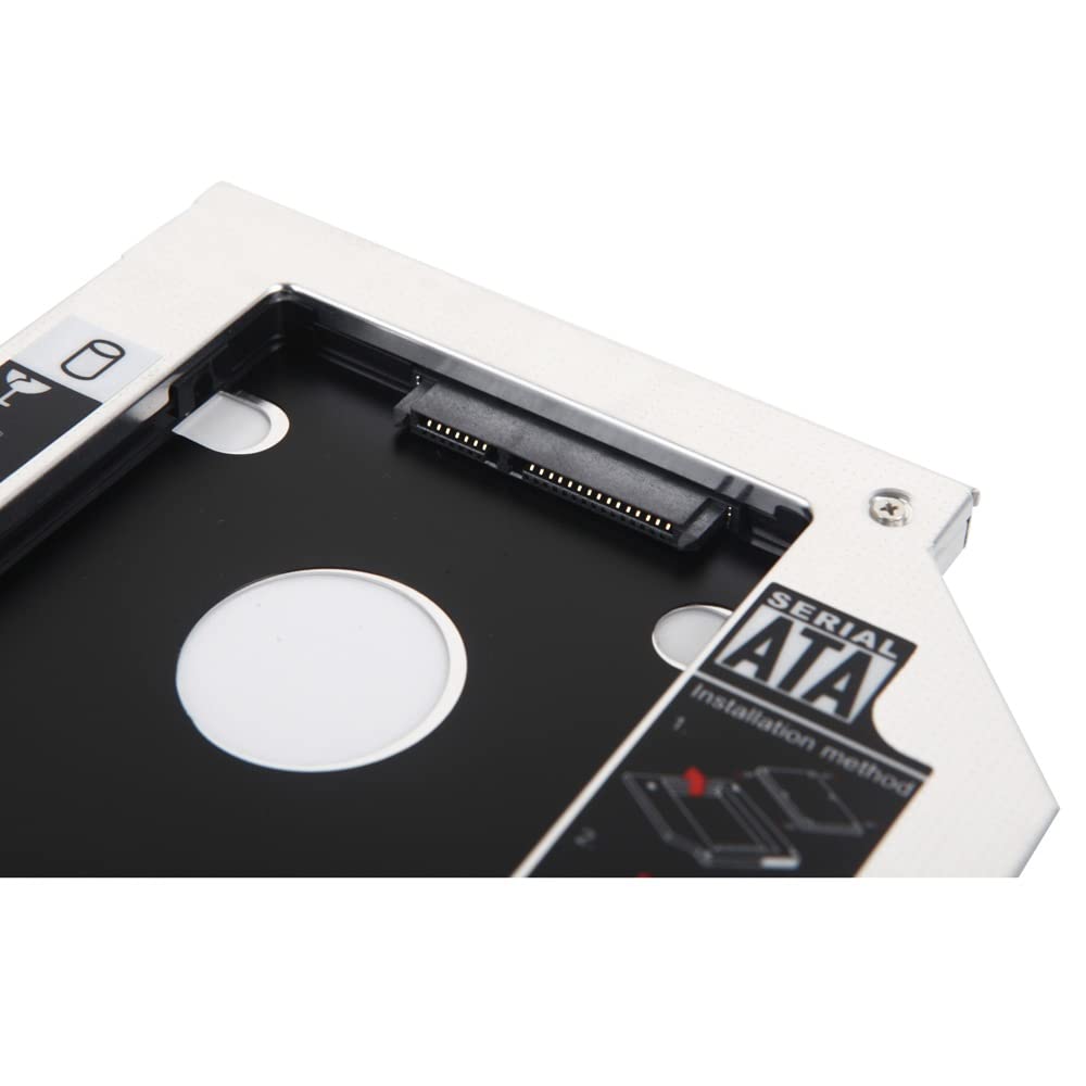 DY-tech SSD HDD Caddy Frame Tray for Dell Inspiron 15 17 5000 7000 5748 5749 14Z 15Z 5523 5423 Upgrade Your Storage Solution - View 4 of 6