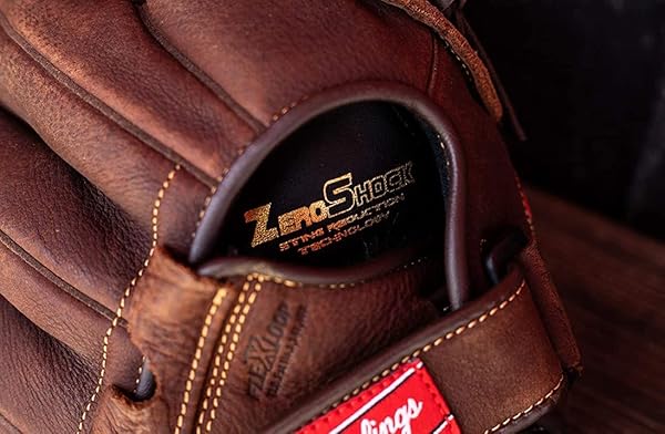 Rawlings "Rawlings Player Preferred 12.5" Left Hand Throw Baseball/Softball Glove - Basket Web Design" - View 7 of 8