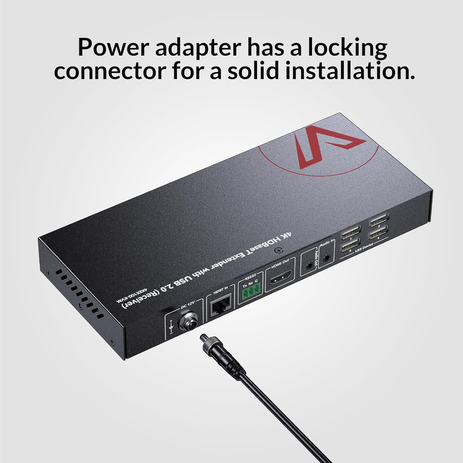 v AV Access AV Access HDMI USB Extender KVM 100m 4K 60Hz Over Cat5e 6 6a 7 with 4 USB Ports No Signal Loss RS232 POE Independent EDID Management - View 5 of 8