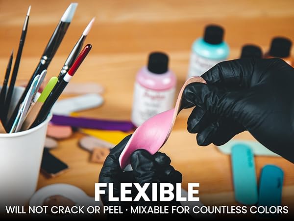 Angelus Angelus Acrylic Leather Paint 4 oz - Burgundy | Premium Quality for Custom Leather Projects - View 6 of 10