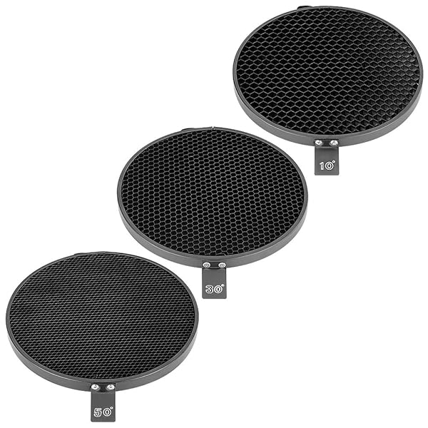 NEEWER Neewer 7-Inch Reflector Diffuser with Honeycomb Grids for Bowens Mount Studio Lights - View 3 of 8