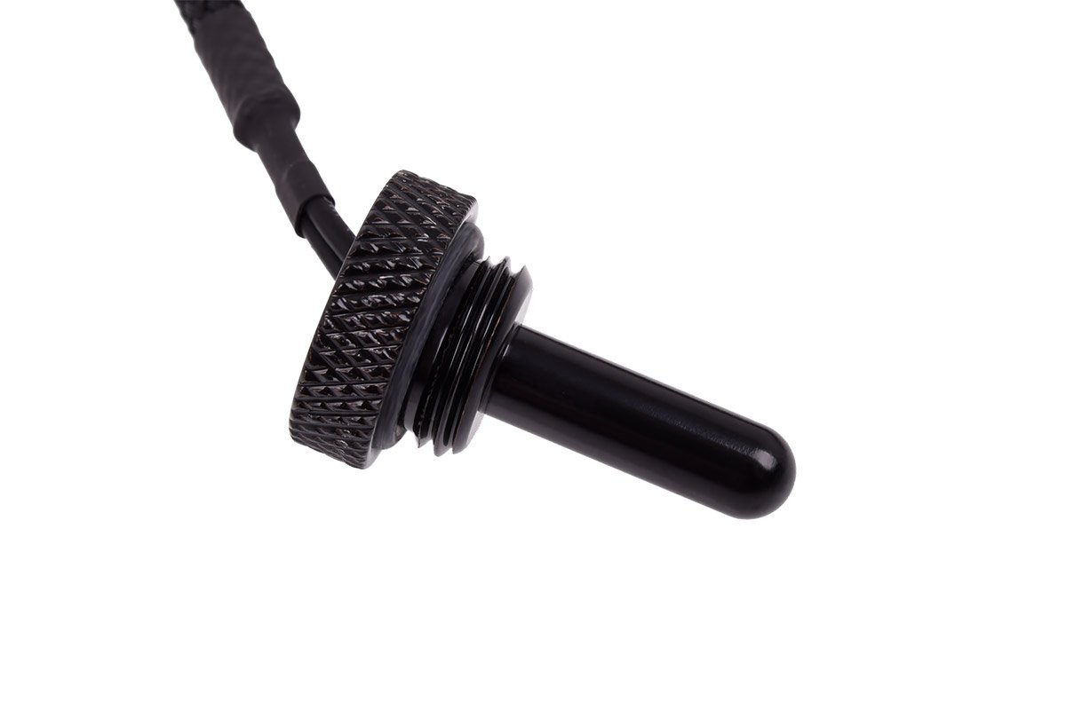 Alphacool Alphacool 17365 Eiszapfen Temperature Sensor Plug G1/4 Deep Black for Water Cooling Monitoring - View 2 of 3