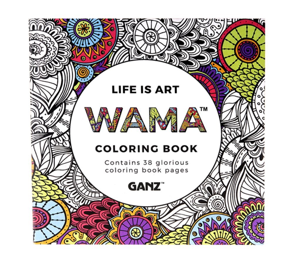 Ganz Ganz WAMA Life is Art Coloring Book for Adults Relaxation and Creativity