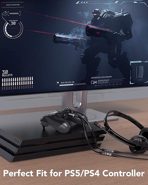 KINGTOP KINGTOP 3.5mm Headset Splitter Cable - Separate Audio & Mic Jacks for Headphones (Not for Dual Audio) - View 6 of 10