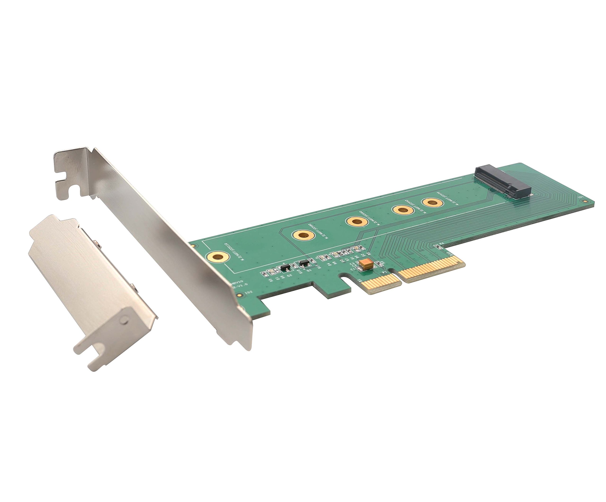 IO Crest M2 NGFF PCIe SSD to PCI Express 30 x4 Host Adapter Card for M Key PCIe NVMe AHCI Type 22110 2280 2260 2242 - View 4 of 8