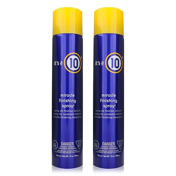 It's a 10 Haircare Buy It's a 10 Haircare Miracle Finishing Spray 10 oz - Pack of 2 | Best Hair Styling Spray for Shine & Hold
