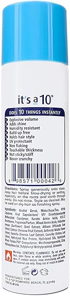 It's a 10 Haircare Get Volume & Shine: It's a 10 Haircare Miracle Blowdry Volumizer 6 fl. oz. (Pack of 4) - Perfect for Gorgeous Hair! - View 4 of 8