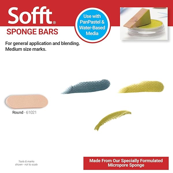 PanPastel PanPastel Sofft Tools Starter Set: 8-Piece Professional Artist Pastels for Stunning Art - View 4 of 7