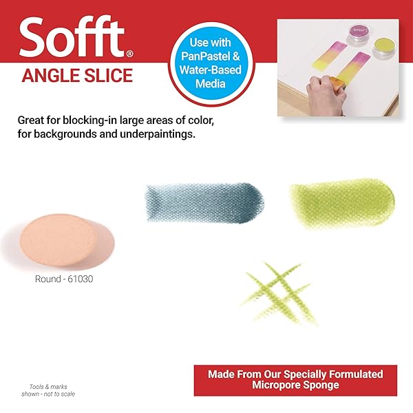 PanPastel PanPastel Sofft Tools Starter Set: 8-Piece Professional Artist Pastels for Stunning Art - View 5 of 7