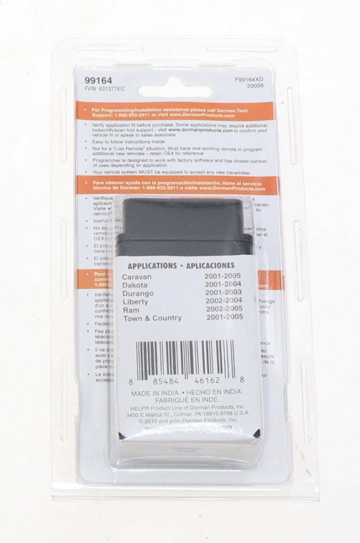 Dorman 99164 Keyless Entry Remote for Easy Vehicle Access and Convenience - View 6 of 6