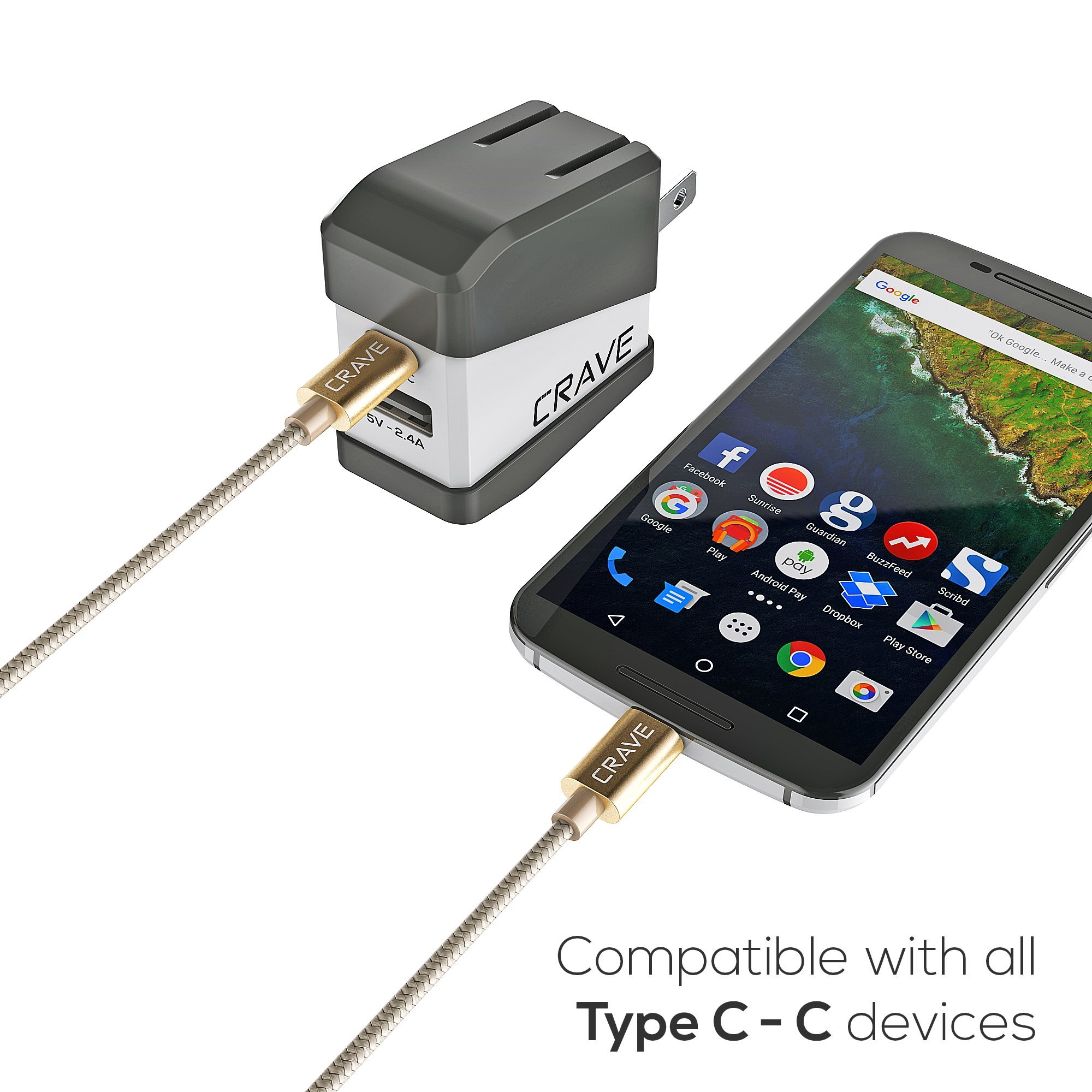 High-Speed Type C Cable for Fast Charging and Data Transfer Compatible with All Devices - View 5 of 6